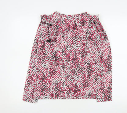 Womens UK Size 10 Savida Multicoloured Cropped Blouse