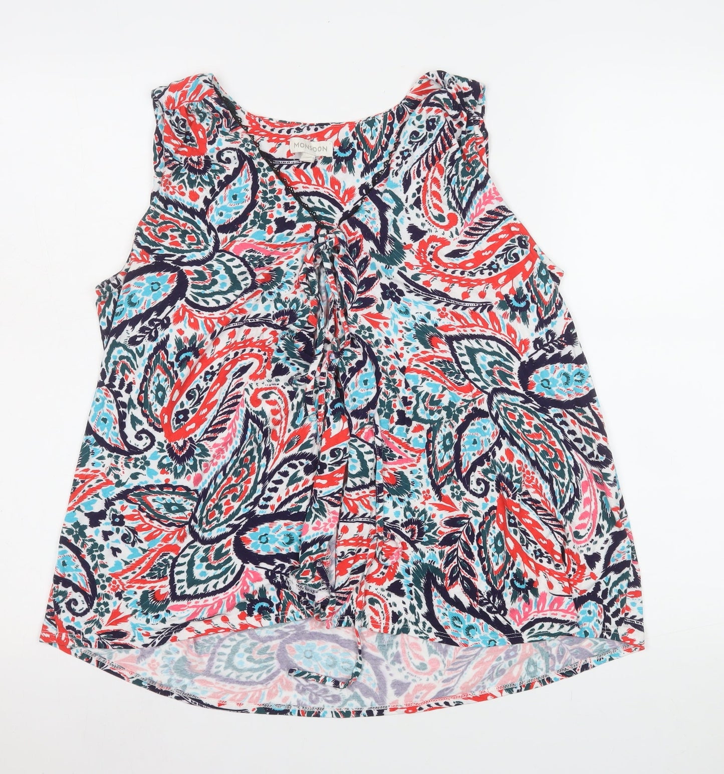 Womens UK Size M Monsoon Multicoloured Tunic Blouse