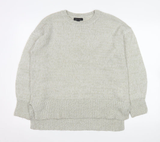 Womens UK Size M New Look Grey Pullover Jumper