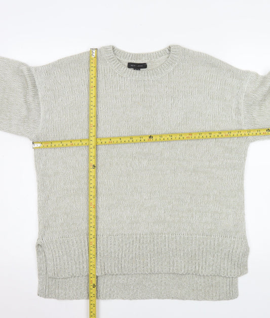 Womens UK Size M New Look Grey Pullover Jumper