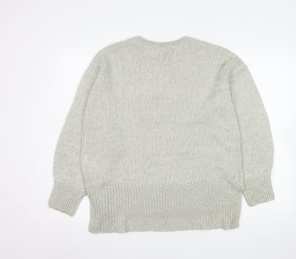Womens UK Size M New Look Grey Pullover Jumper