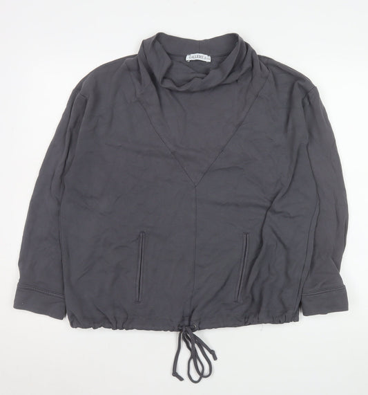 Womens UK Size 16 Gallery Grey Basic Blouse