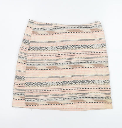 Womens UK Size 10 New Look Straight & Pencil Twill Skirt