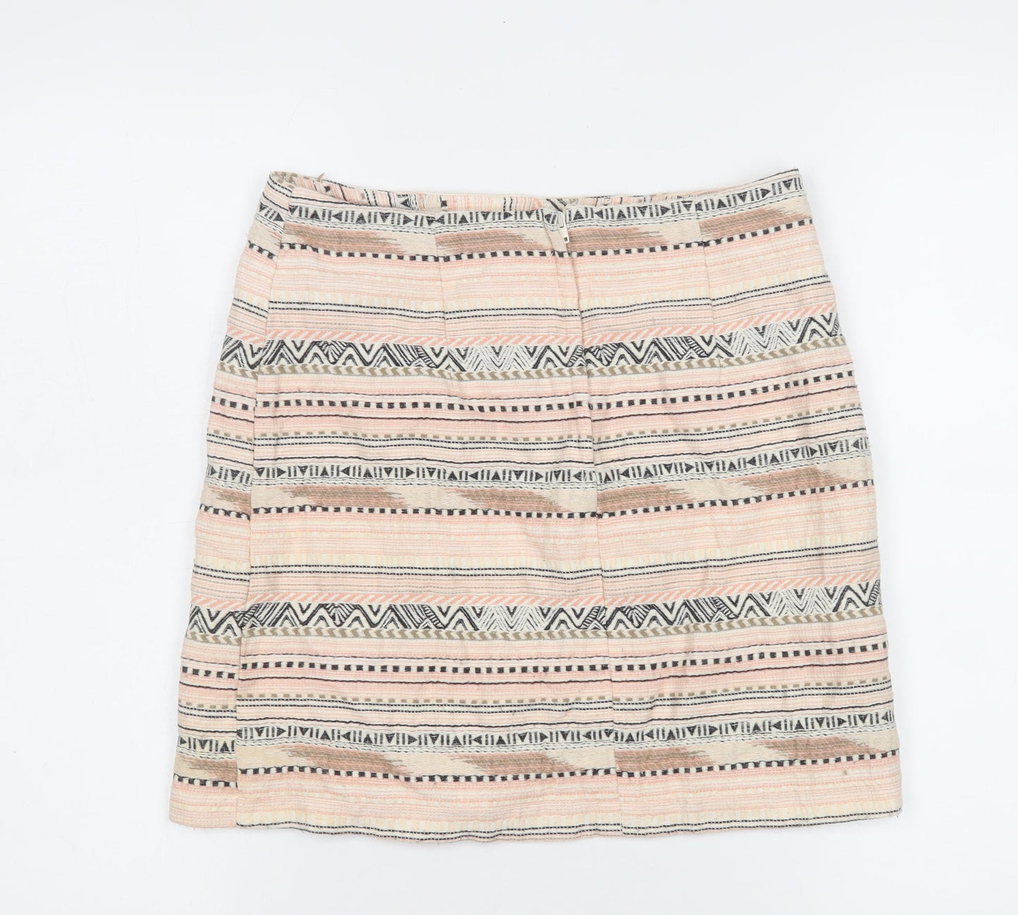 Womens UK Size 10 New Look Straight & Pencil Twill Skirt