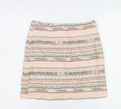 Womens UK Size 10 New Look Straight & Pencil Twill Skirt