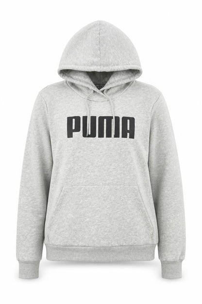 Womens UK Size 10 PUMA Grey Pullover Hoodie