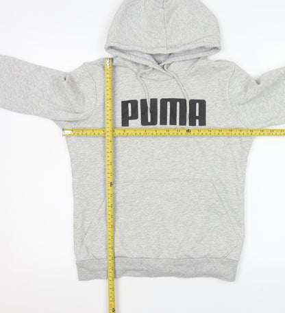 Womens UK Size 10 PUMA Grey Pullover Hoodie