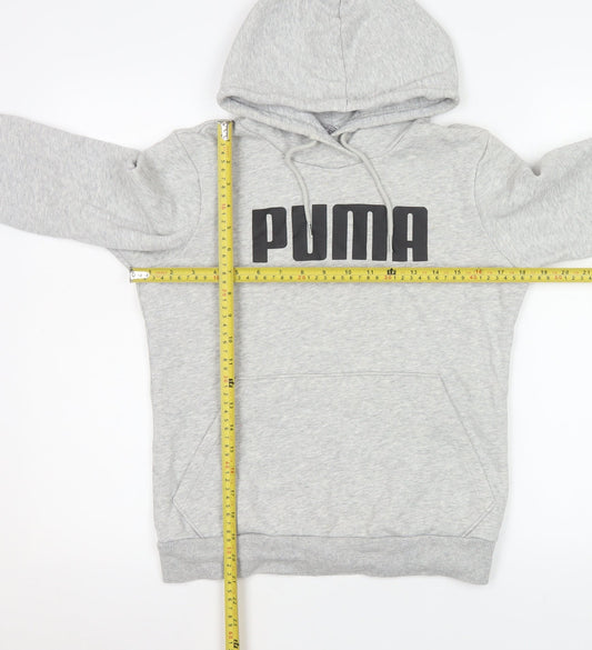 Womens UK Size 10 PUMA Grey Pullover Hoodie