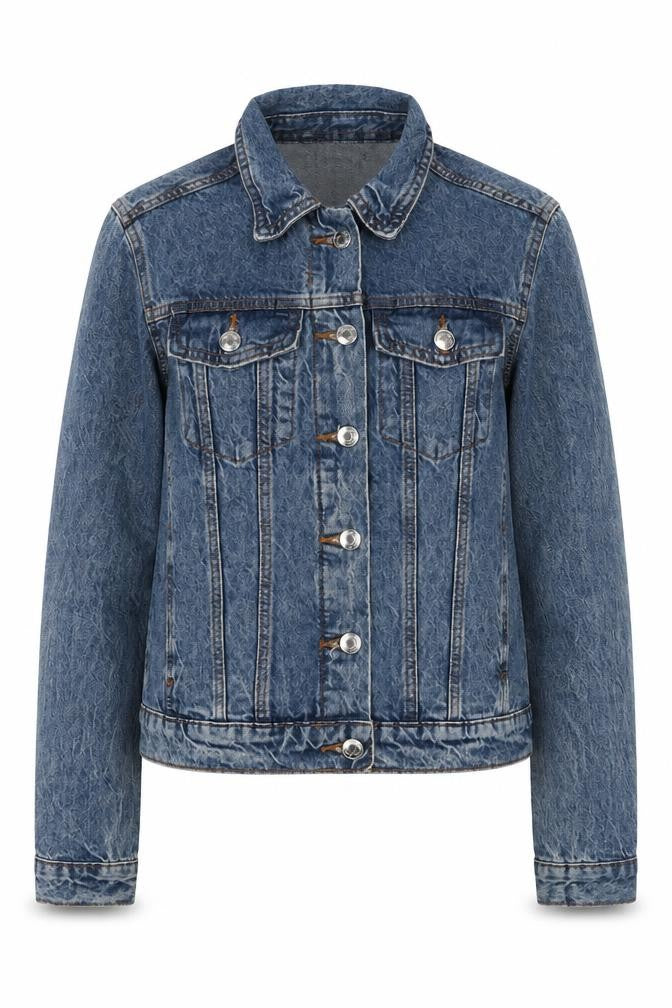 Womens UK Size 4 denim co. Blue Basic Jacket