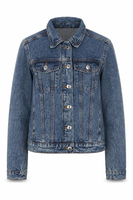Womens UK Size 4 denim co. Blue Basic Jacket