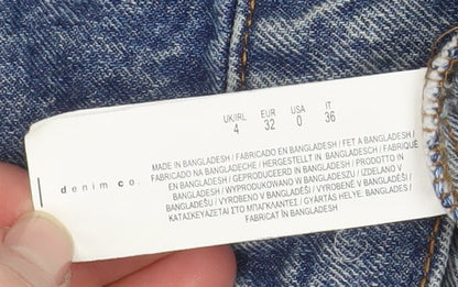 Womens UK Size 4 denim co. Blue Basic Jacket