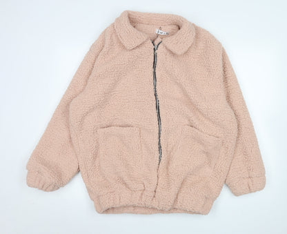 Womens UK Size L SMYS Beige Bomber Jacket