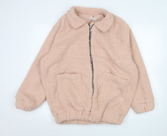 Womens UK Size L SMYS Beige Bomber Jacket