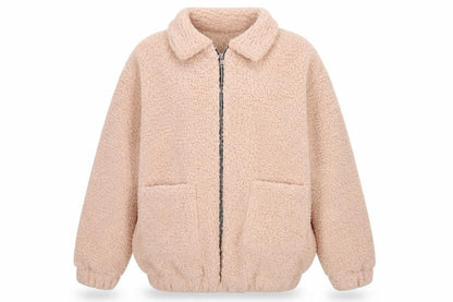 Womens UK Size L SMYS Beige Bomber Jacket
