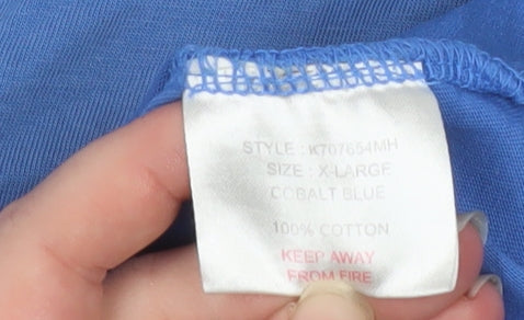 Mens UK Size XL Kangol Blue  T-Shirt