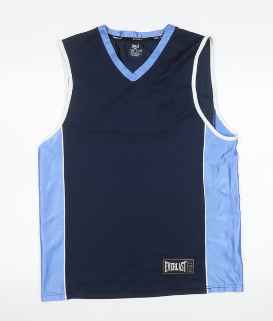 Mens UK Size M Everlast Blue BasketballGym & TrainingRunning & Jogging Tank