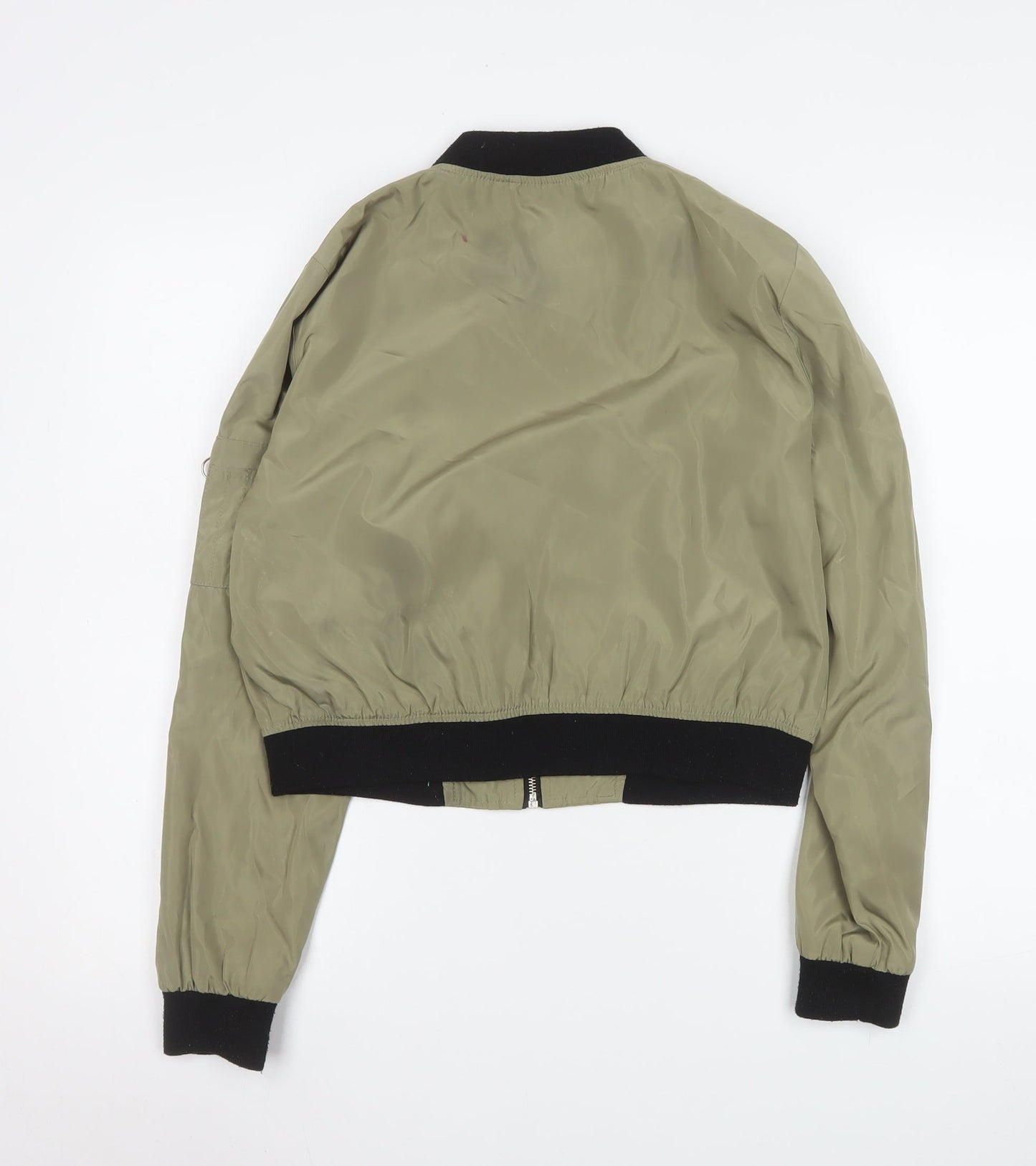 Womens UK Size 12 Atmosphere Green Bomber Jacket
