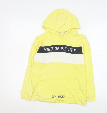 Boys UK Size 9 Years Sfera Yellow Pullover Hoodie