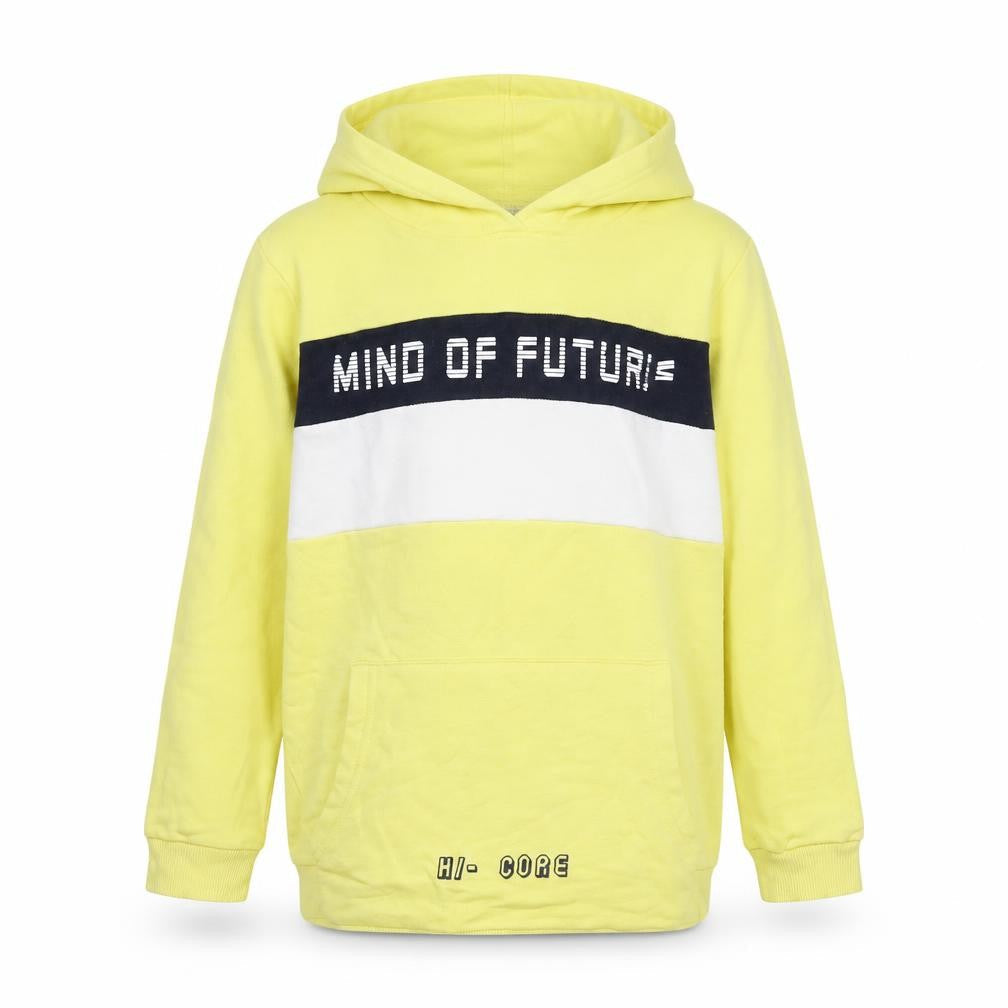 Boys UK Size 9 Years Sfera Yellow Pullover Hoodie