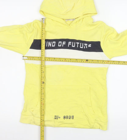 Boys UK Size 9 Years Sfera Yellow Pullover Hoodie