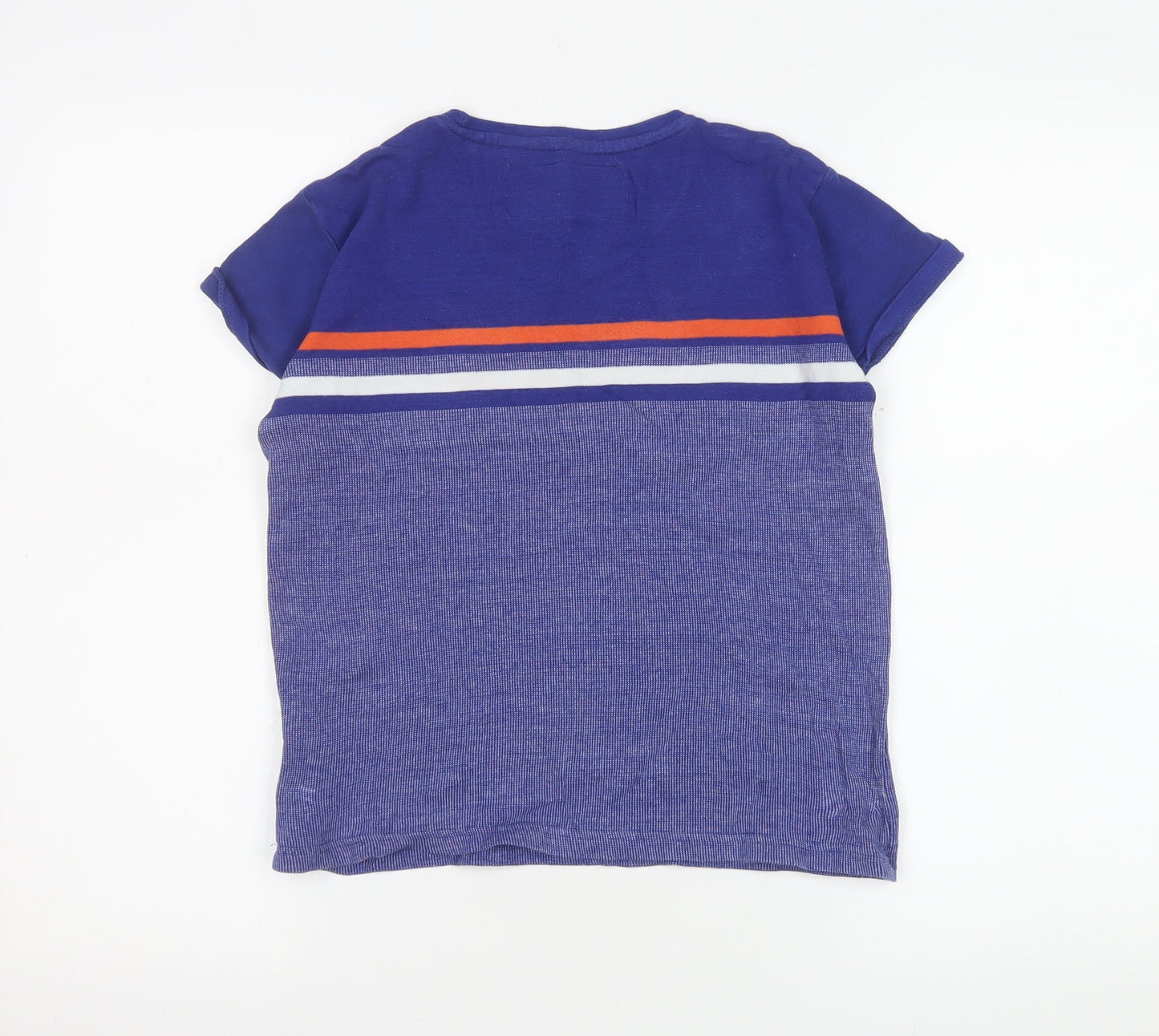Boys UK Size 9-10 Years Diesel Blue Basic T-Shirt