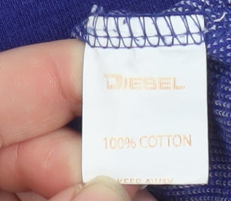Boys UK Size 9-10 Years Diesel Blue Basic T-Shirt