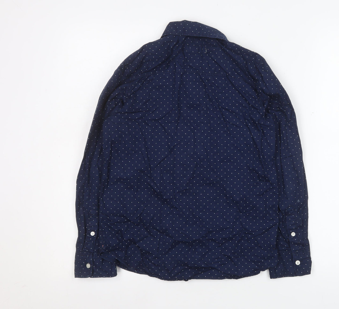 Boys UK Size 9-10 Years L.O.G.G. Blue Basic Button-Up