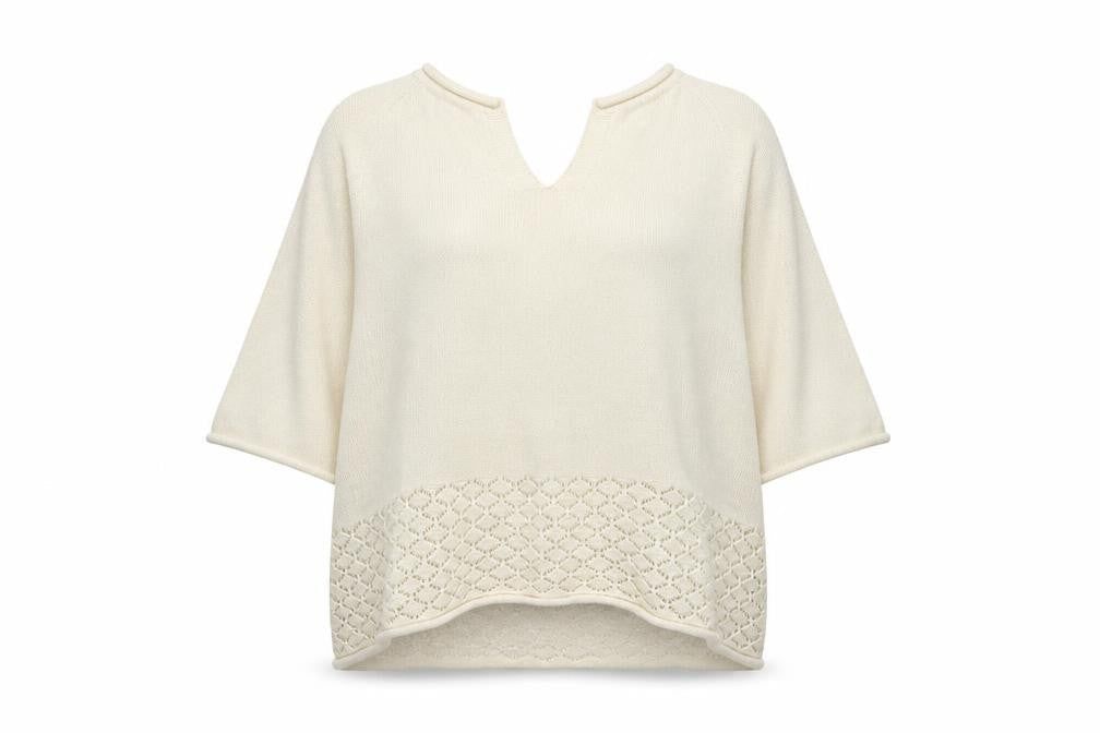 Womens UK Size M Carolyn Donnelly The Edit Ivory Pullover Jumper
