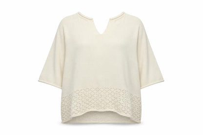 Womens UK Size M Carolyn Donnelly The Edit Ivory Pullover Jumper