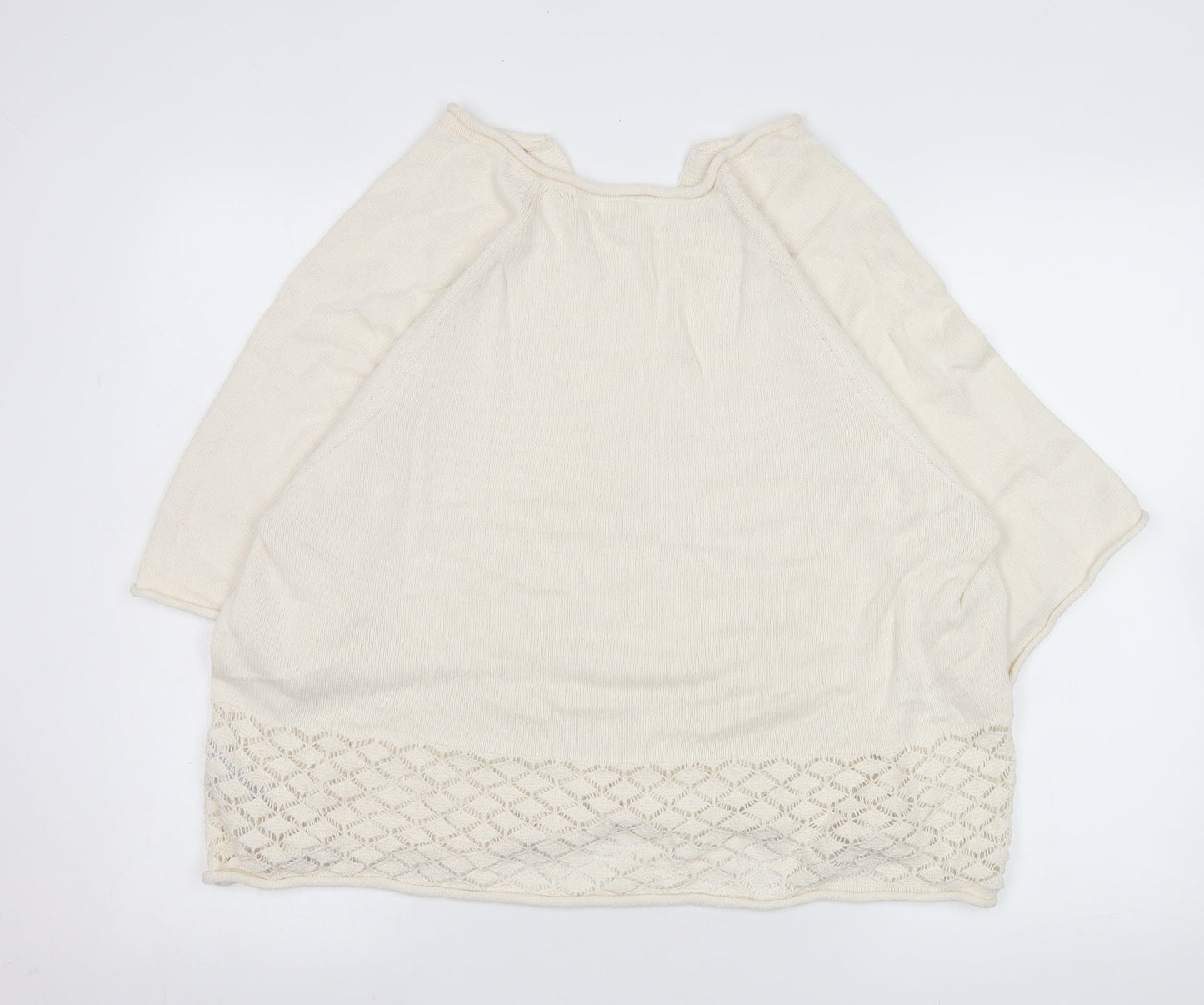 Womens UK Size M Carolyn Donnelly The Edit Ivory Pullover Jumper
