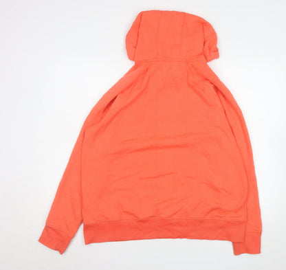 Womens UK Size L Under armour Orange Pullover Hoodie