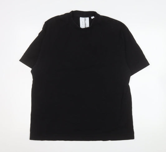 Mens UK Size L COLLUSION Black  T-Shirt