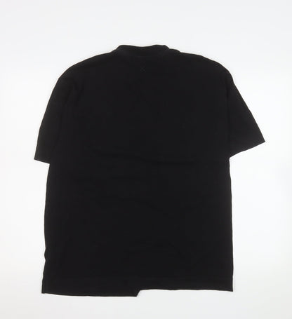 Mens UK Size L COLLUSION Black  T-Shirt