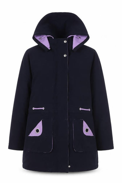 Womens UK Size 14 EWM Blue Parka Coat