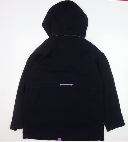 Womens UK Size 14 EWM Blue Parka Coat