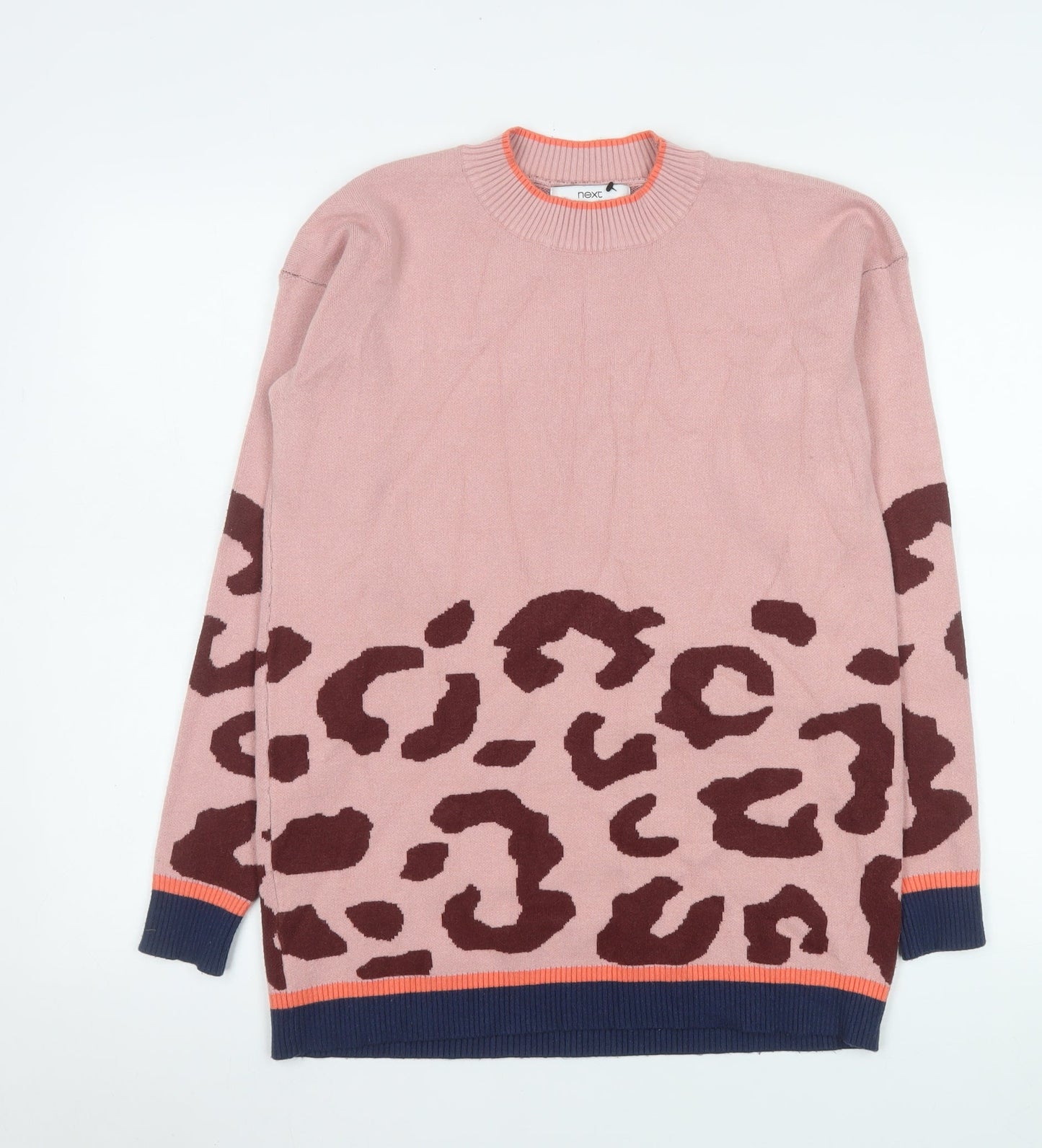 Womens UK Size S NEXT Pink Pullover Jumper