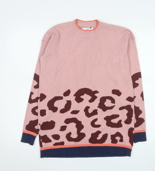 Womens UK Size S NEXT Pink Pullover Jumper