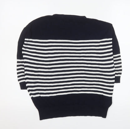 Womens UK Size 12 Mango Blue Pullover Jumper