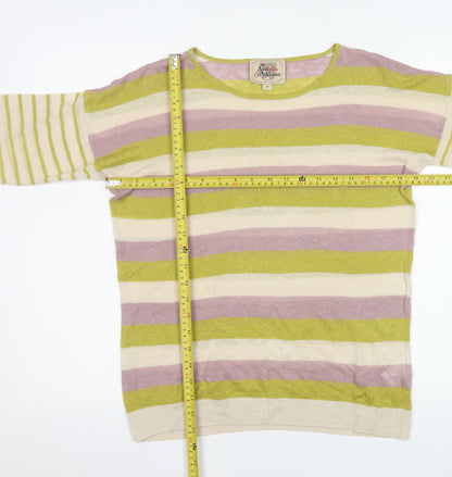 Womens UK Size M Arabella & Addison Multicoloured Pullover Jumper