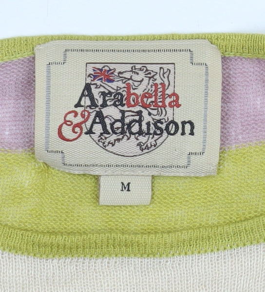 Womens UK Size M Arabella & Addison Multicoloured Pullover Jumper
