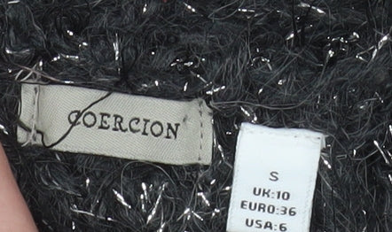 Womens UK Size 10 Coercion Grey Cardigan Jumper