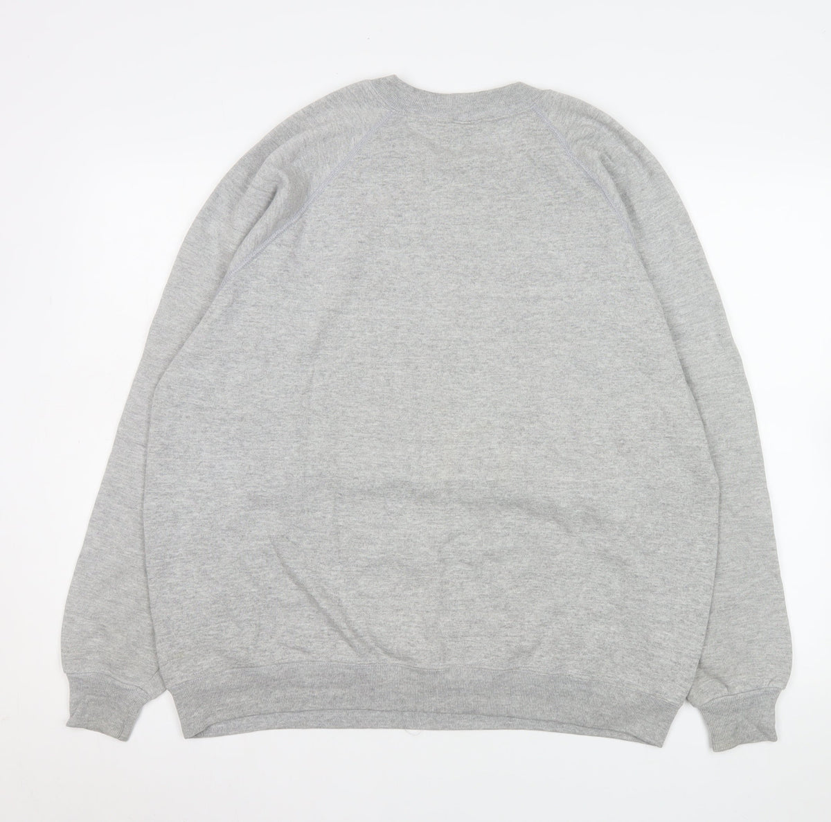 Mens UK Size XL JERZEES Grey Pullover Sweatshirt