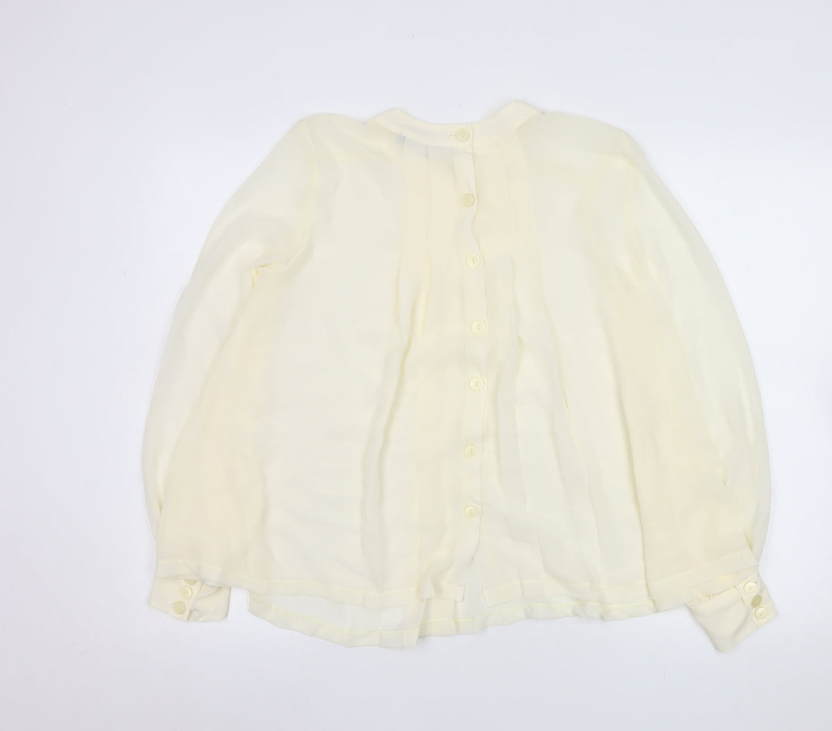 Womens UK Size 8 NEXT Ivory Basic Blouse