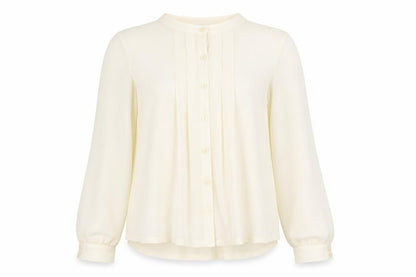 Womens UK Size 8 NEXT Ivory Basic Blouse