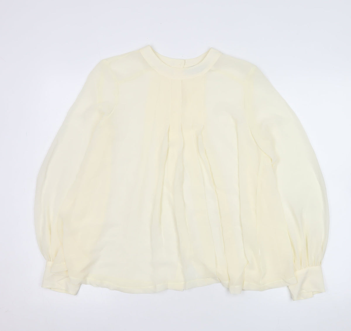Womens UK Size 8 NEXT Ivory Basic Blouse