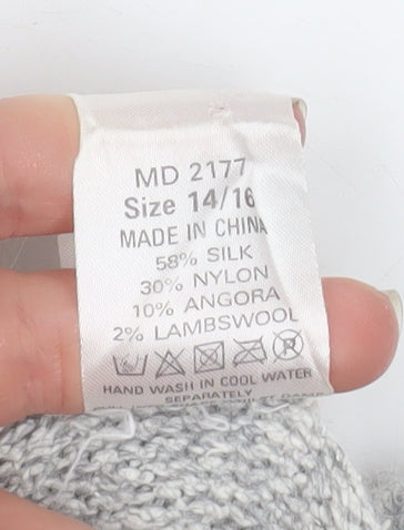 Womens UK Size 14/16 Classics & Co Grey Basic Jacket