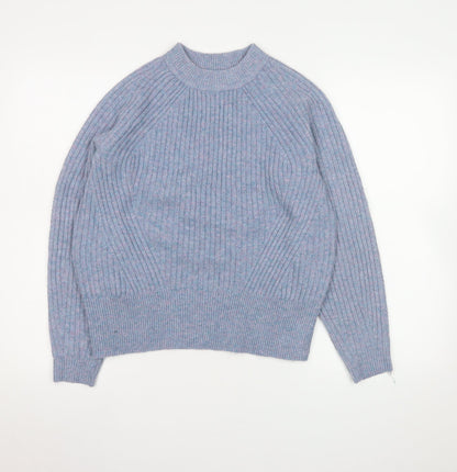 Womens UK Size S Marks and Spencer Blue Pullover Jumper