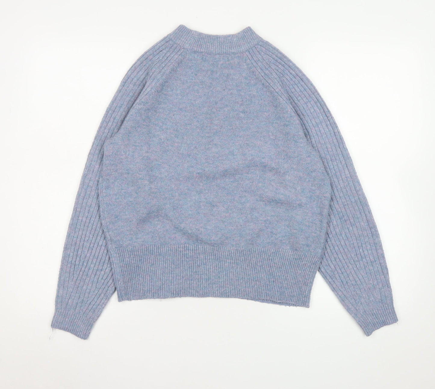 Womens UK Size S Marks and Spencer Blue Pullover Jumper
