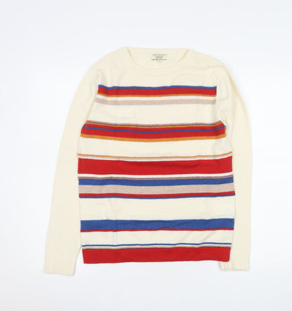 Mens UK Size M Aigle Multicoloured Pullover Jumper