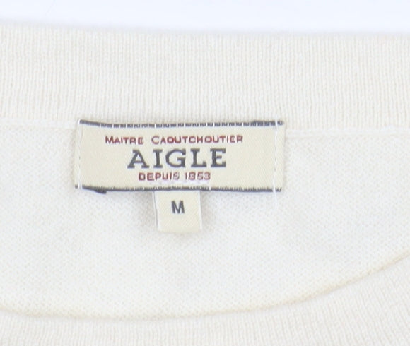 Mens UK Size M Aigle Multicoloured Pullover Jumper